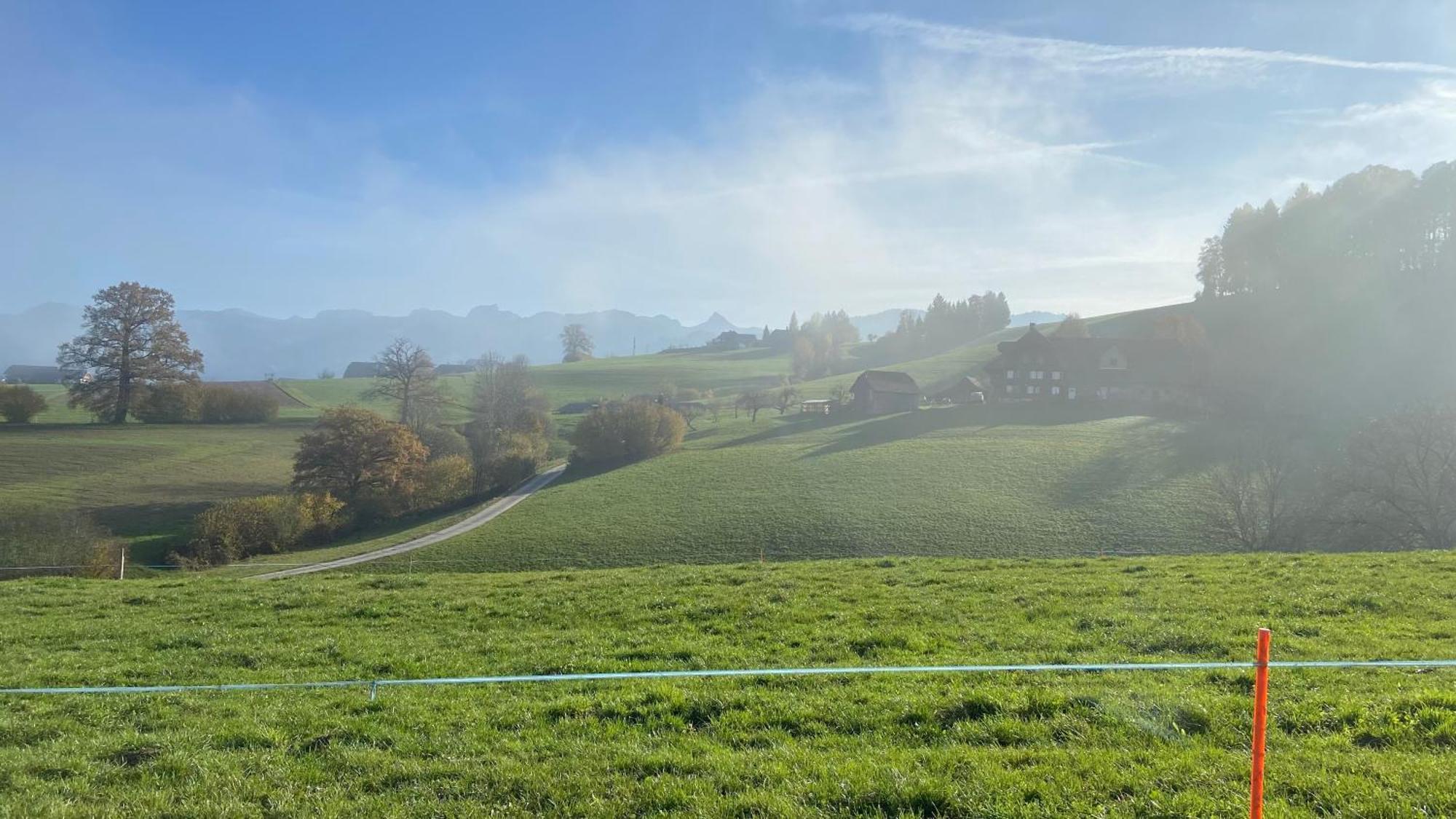 Naturnahe Familienwohnung Ruschegg エクステリア 写真