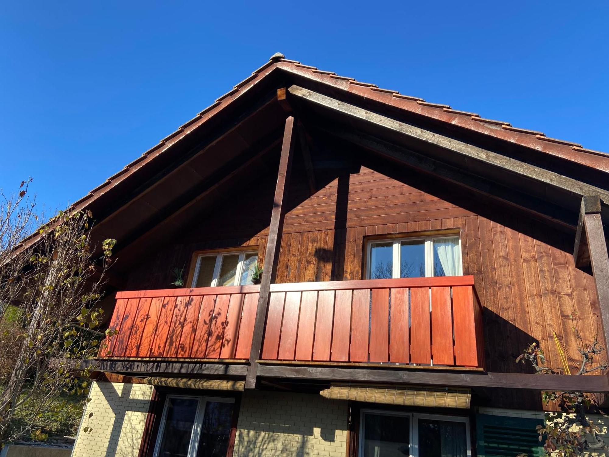 Naturnahe Familienwohnung Ruschegg エクステリア 写真